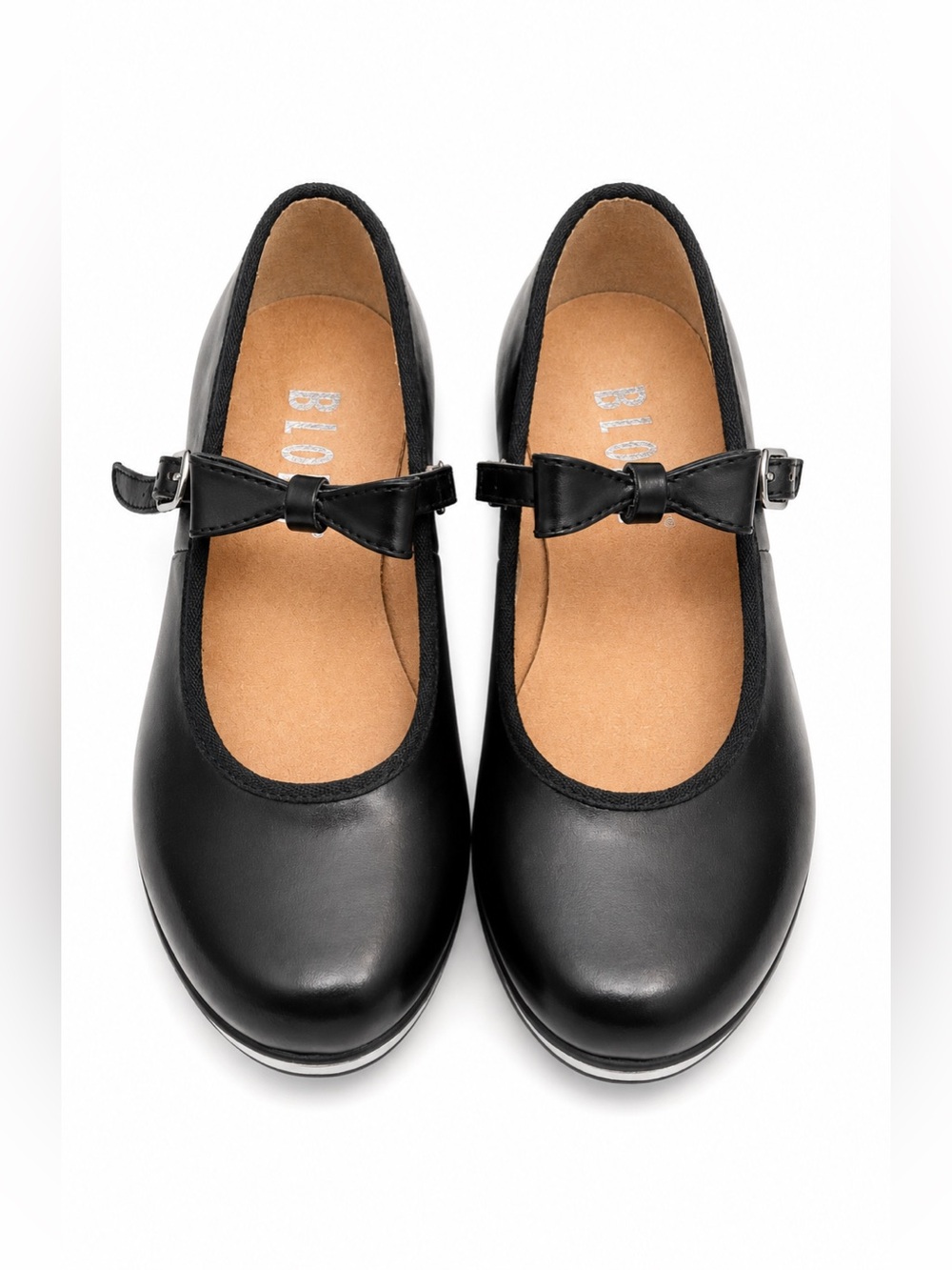 Girls Black Block Tap Shoes Mary Jane Dance Shoes Size 12